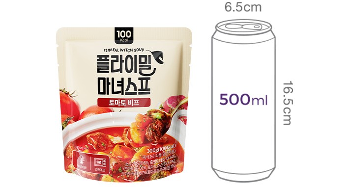 [플라이밀] 마녀스프 비프 300g