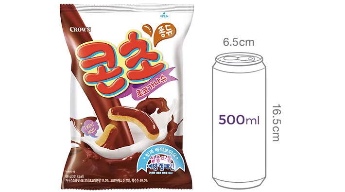 [크라운] 콘초 66g