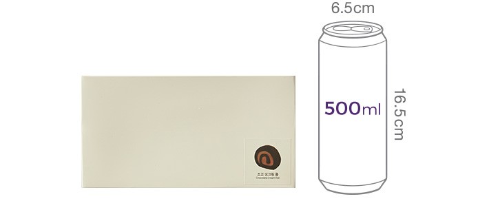 [한스케익] 초코 생크림 롤 380g