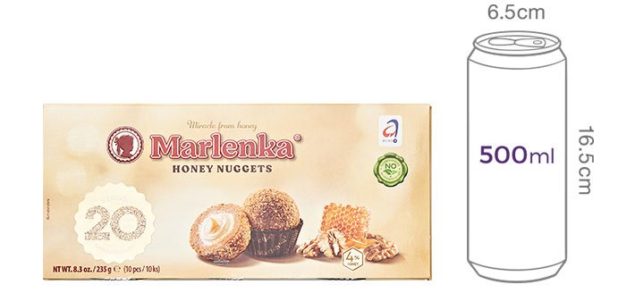 [말렌카] 허니볼 (10개입)