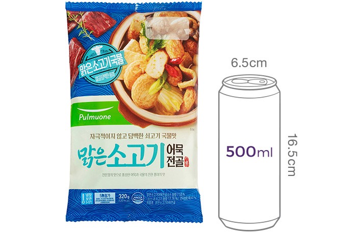 [풀무원] 맑은 소고기 어묵전골 320g