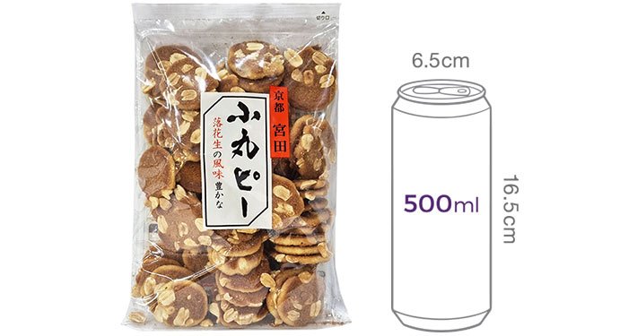 [미야타제과] 코마루피 땅콩 센베 120g