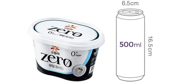 [빙그레] 요플레 제로 플레인 400g