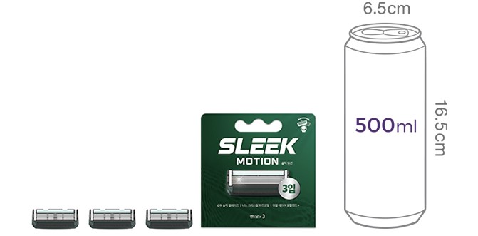 [도루코] 슬릭 모션 3입날