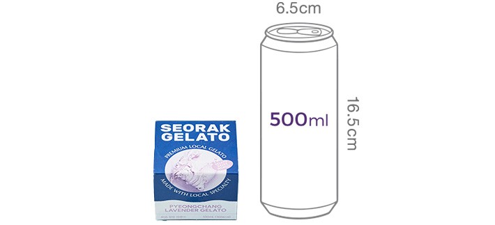 [설악젤라또] 평창 라벤더 미니컵 100mL