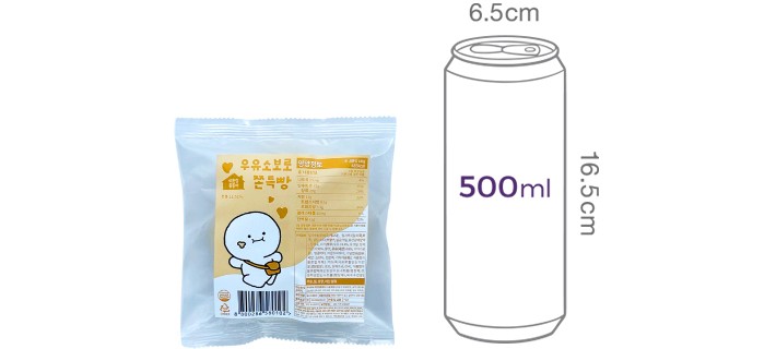 [이웃집통통이] 우유소보로 쫀득빵 180g