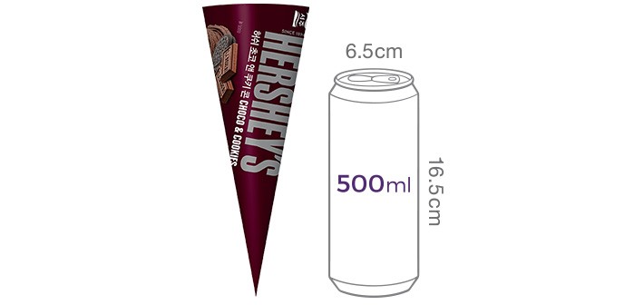 [허쉬] 초코앤쿠키콘 (150mL X 3개)