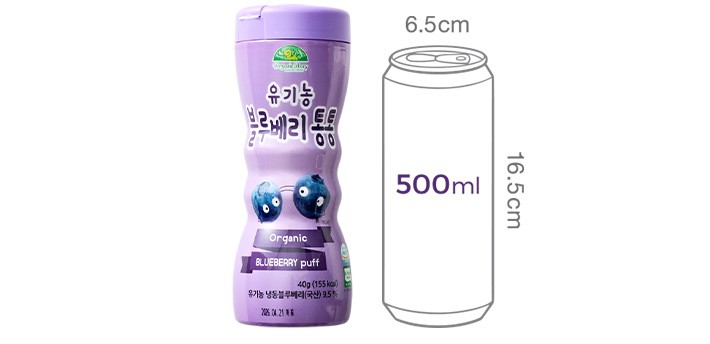 [오가닉스토리] 유기농 블루베리통통 40g