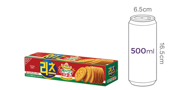 [리츠] 멕시칸 타코맛 크래커 73g