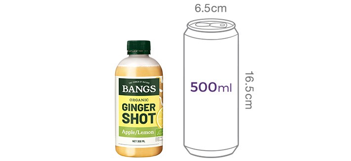 [뱅스] 유기농 진저샷 300mL (사과/레몬)
