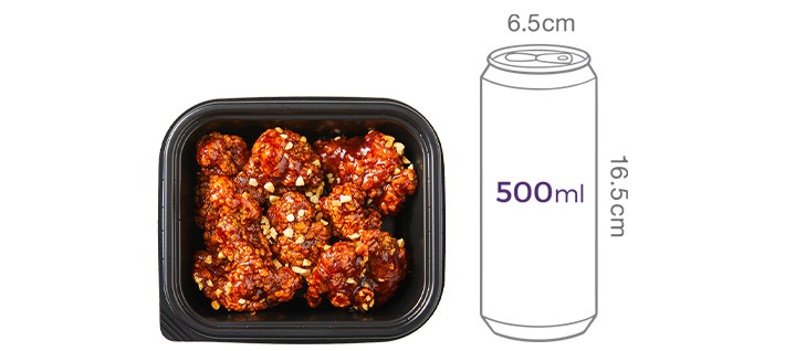 [그리팅] 땅콩레드 닭강정 200g