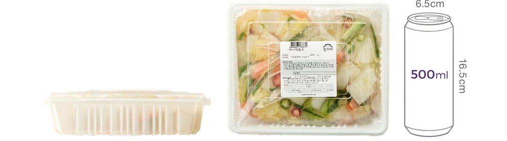 [진가네반찬] 백나박김치 1kg (대용량)