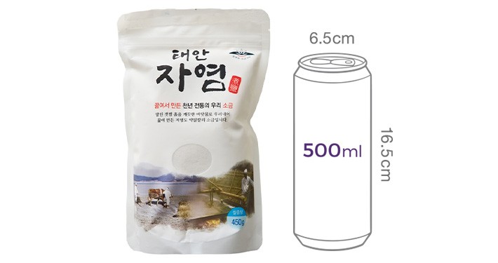 [농부와 소금가마] 태안 자염 450g