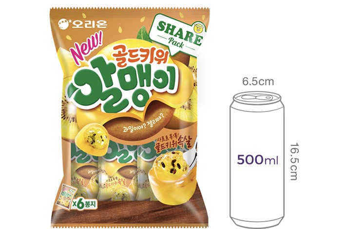 [오리온] 골드키위 알맹이 216g