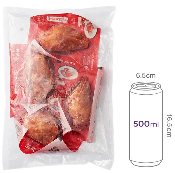 2.[탄단지] 소스 흠뻑빠진 닭가슴살 양념치킨맛 (4개입)