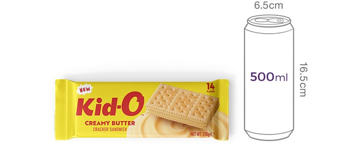 [키도] 크리미 버터 크래커 샌드위치 210g