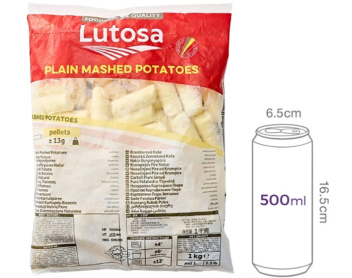 [루토사] 플레인 매쉬드 포테이토 1kg