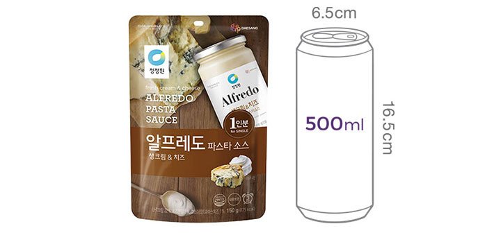 [청정원] 싱글 파우치 알프레도소스 150g