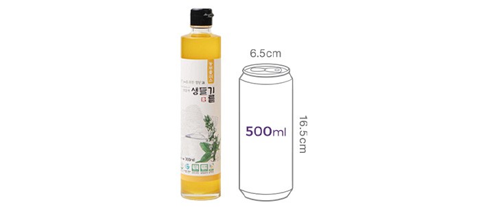 [농부플러스] 냉압착 생들기름 300mL
