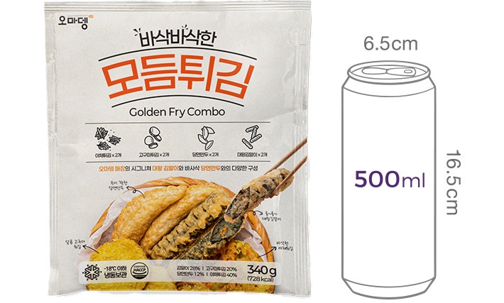 [컬리멤버스][오마뎅] 모듬튀김 340g