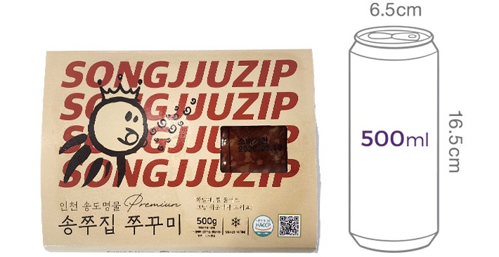 [송쭈집] 주꾸미 볶음 500g (오리지널)