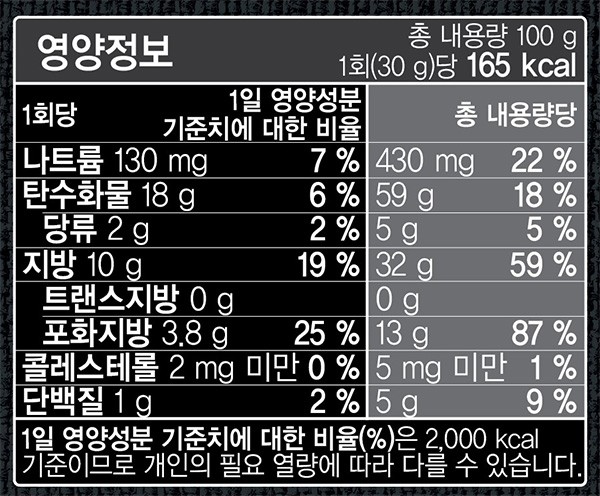 [해태] 허니버터칩 캐슬 갈릭브레드맛 100g