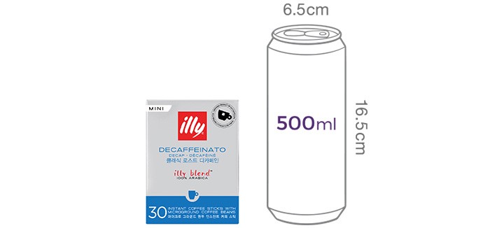[일리] 클래식 로스트 디카페인 미니 스틱커피 (1g X 30입)
