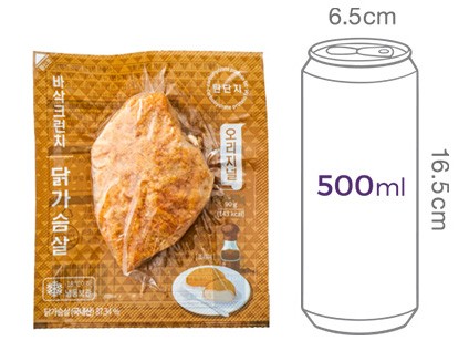 [컬리멤버스][탄단지] 바삭 크런치 닭가슴살 오리지널 (1팩)