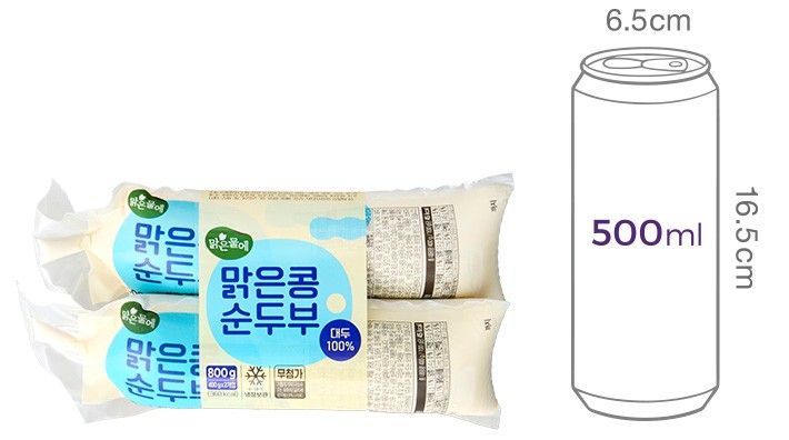 [맑은물에] 순두부 400g*2개입