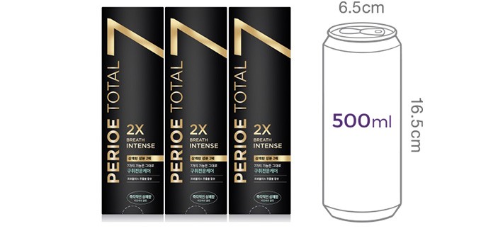 [페리오] 토탈7 인텐스 치약 3개입 (리프레쉬)