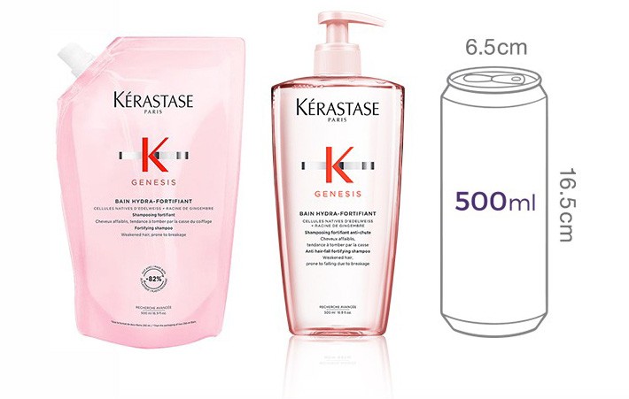 [케라스타즈] 방 제네시스 샴푸 500ml 본품+리필 세트 (시몽 테르미크 50ml*2 추가 증정)