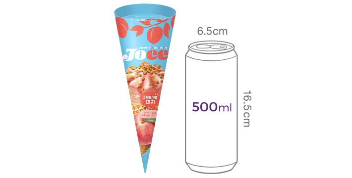 [롯데웰푸드] JOEE 그릭요거트 콘 150mL