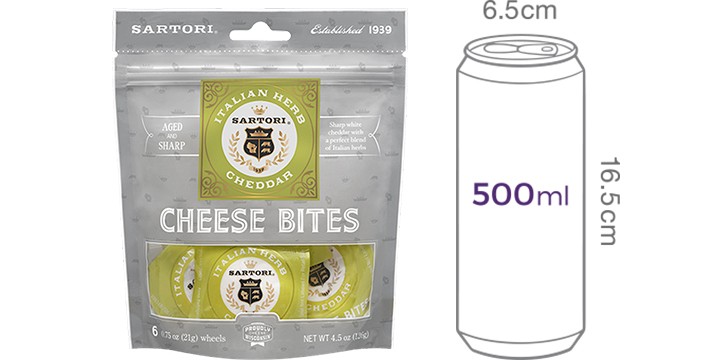 [김소영 아티장의 안단테] 사토리 이탈리안 허브 체다 치즈 바이츠 126g