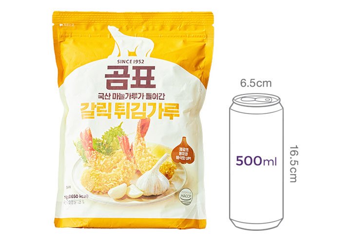 [곰표] 갈릭 튀김가루 1kg