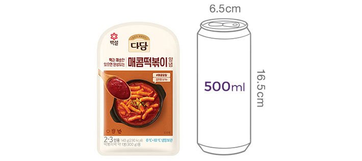 [다담] 매콤떡볶이 양념 140g