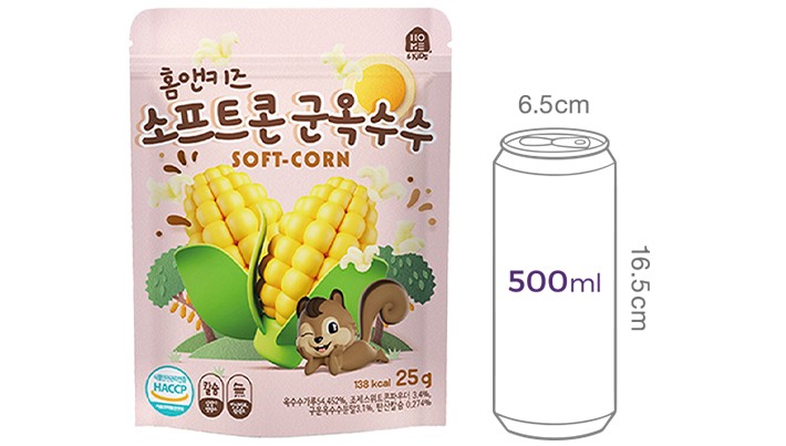 [홈앤키즈] 소프트콘 군옥수수 25g
