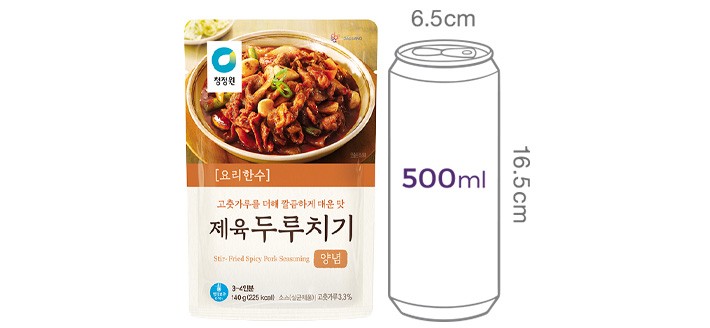 [청정원] 요리한수 제육두루치기양념 140g