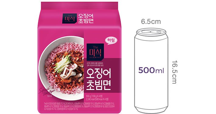 [The미식] 오징어초빔면 4입