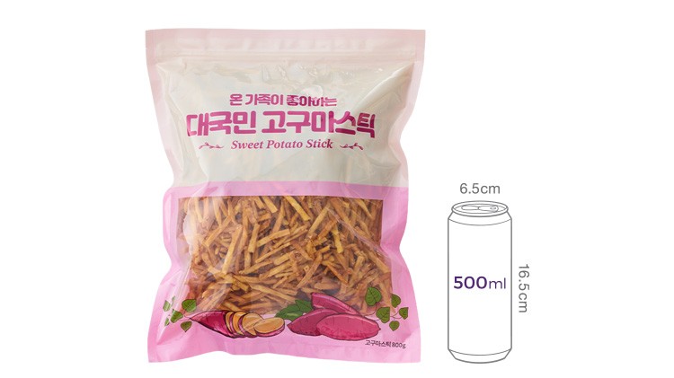 [훼밀리] 대국민 고구마스틱 800g