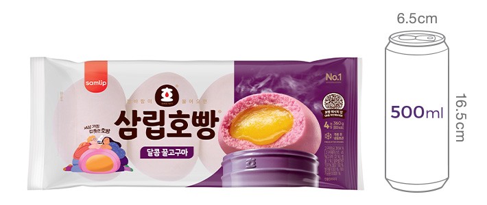 [겨울간식][삼립] 고구마호빵(4입)