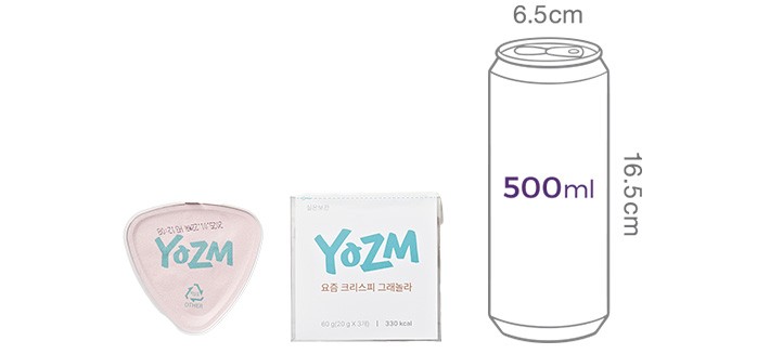 [YOZM] 그래놀라 토핑큐브 크리스피(20g*3입)