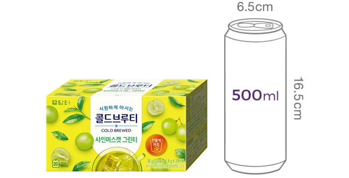 [담터] 샤인머스캣그린티 (1.8g X 20개입)