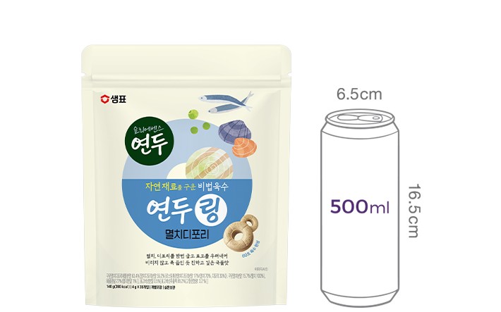 [샘표] 연두링 멸치디포리 140g(35정)