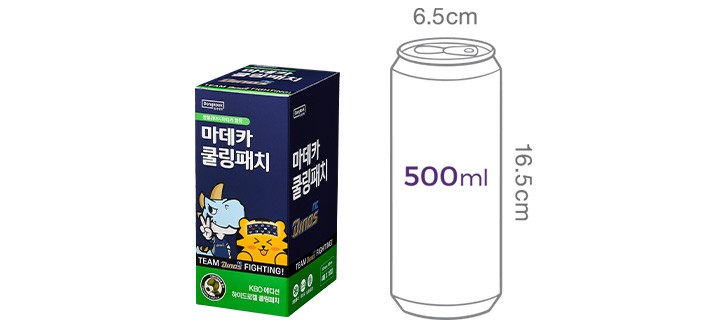 [동국제약] 마데카 쿨링패치 KBO에디션 4매 x 10개입 (NC)