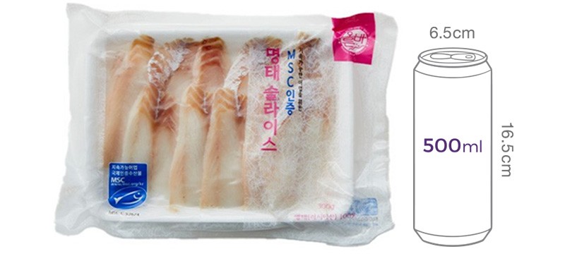 [다미원] MSC인증 명태 슬라이스 300g (냉동)