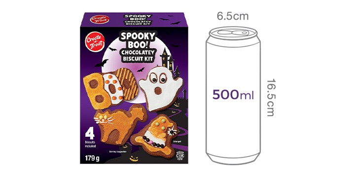 [Create a Treat] 스푸키 부! 초코맛 쿠키 만들기 세트 179g