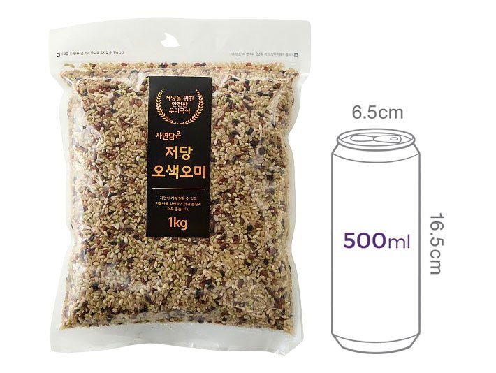 [자연담은] 저당 오색오미 혼합곡 1kg 