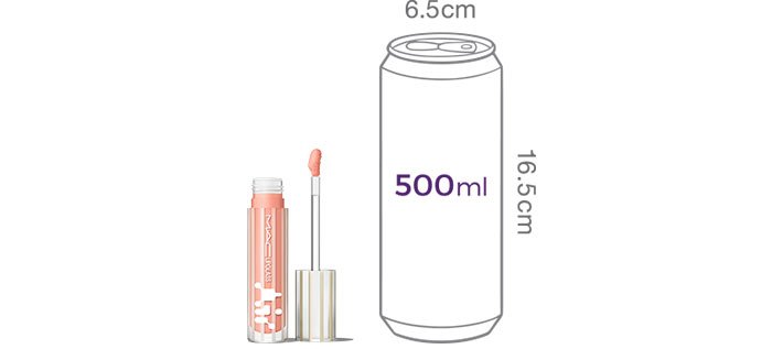 [맥] 립글라스 에어 논-스틱 글로스 비헤이브드 (밀키 코랄)