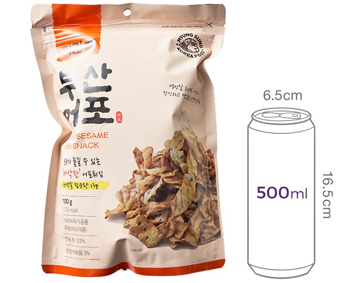 [부산어포] 튀긴 깨 부산어포 100g