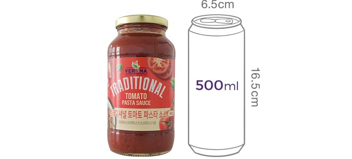 [베로나] 트래디셔널 토마토 파스타소스 680g 
